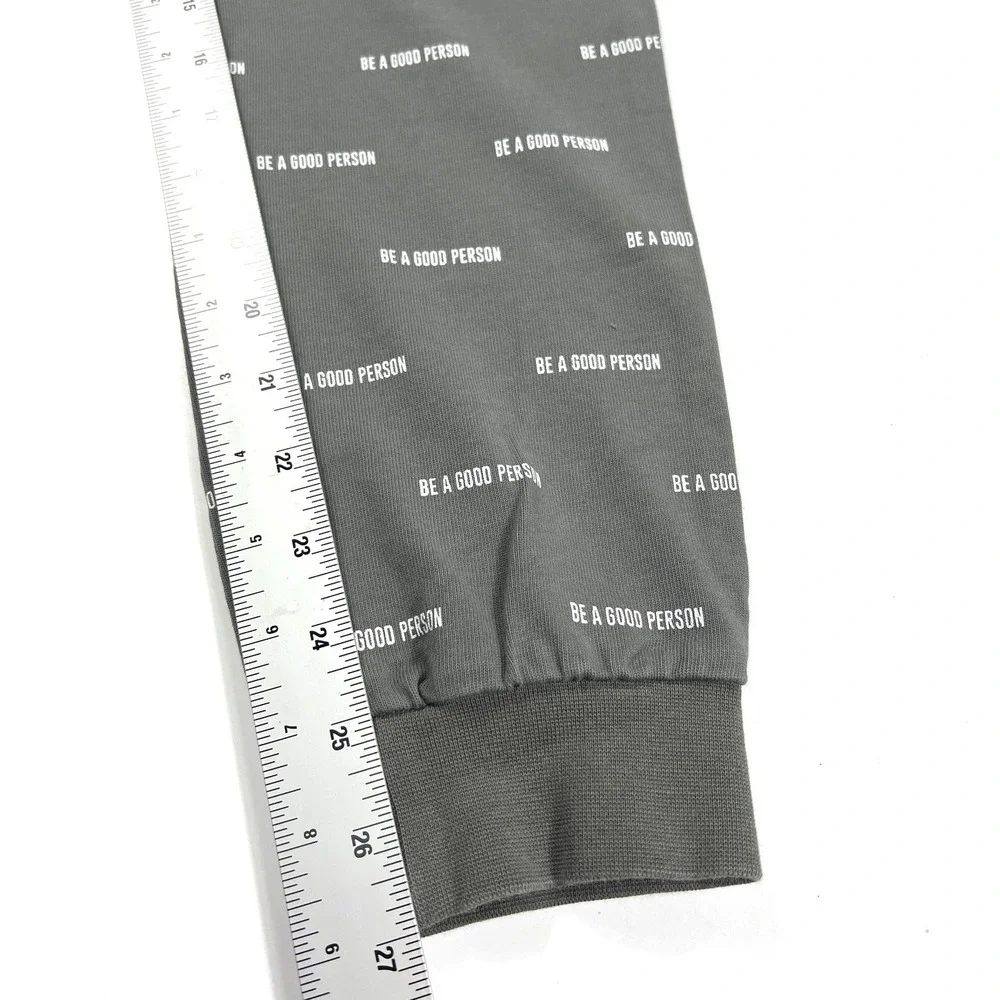 Be A Good Person BAGP Joggers Charcoal Grey Sweatpants XS Streetwear Lounge NWOT